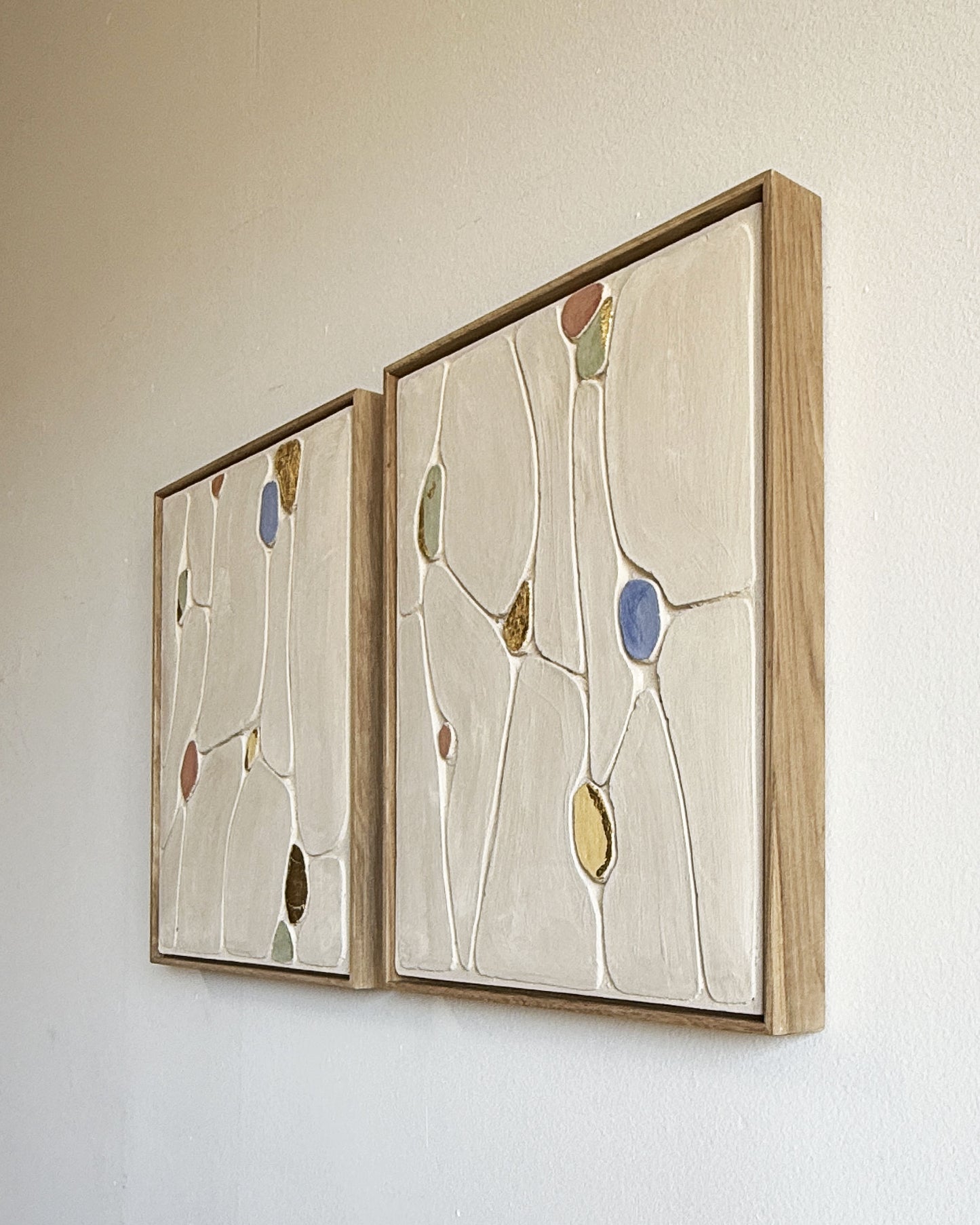 Flowing Pebbles 1 - Diptych