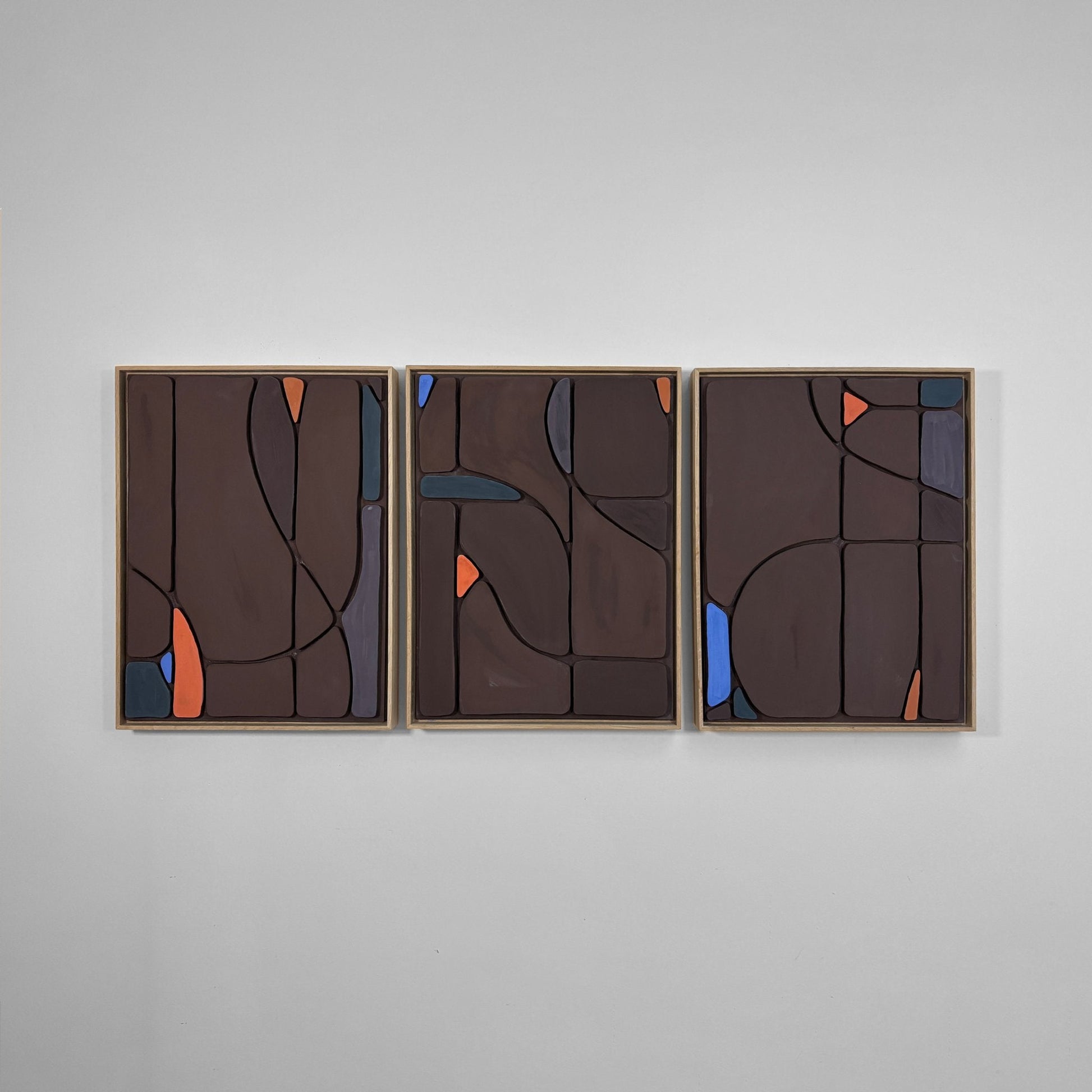 Convergence 12 - Triptych - Beatriz Salazar Art