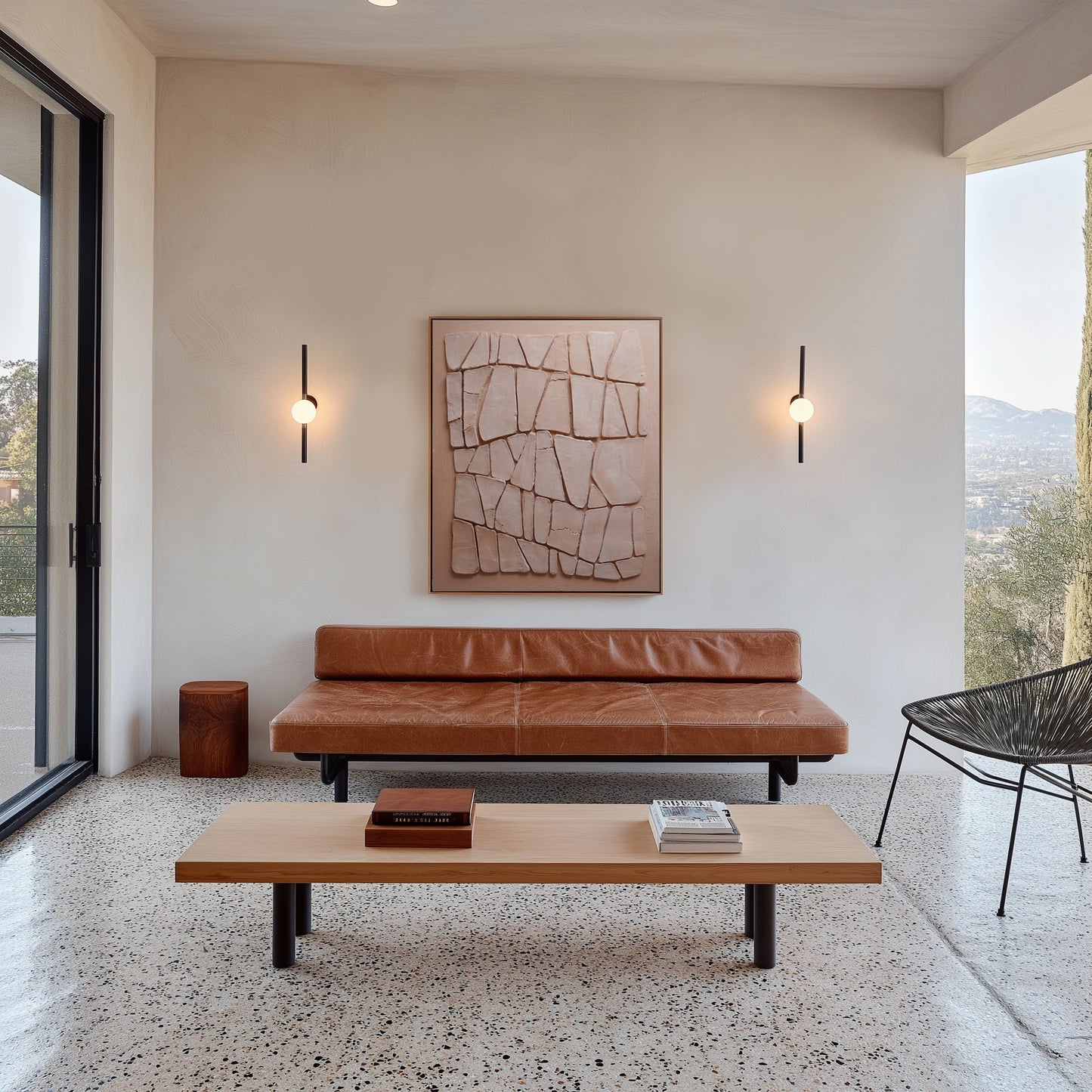Stillness: Concrete Bas Relief 30"x36" (73cm x 92cm)