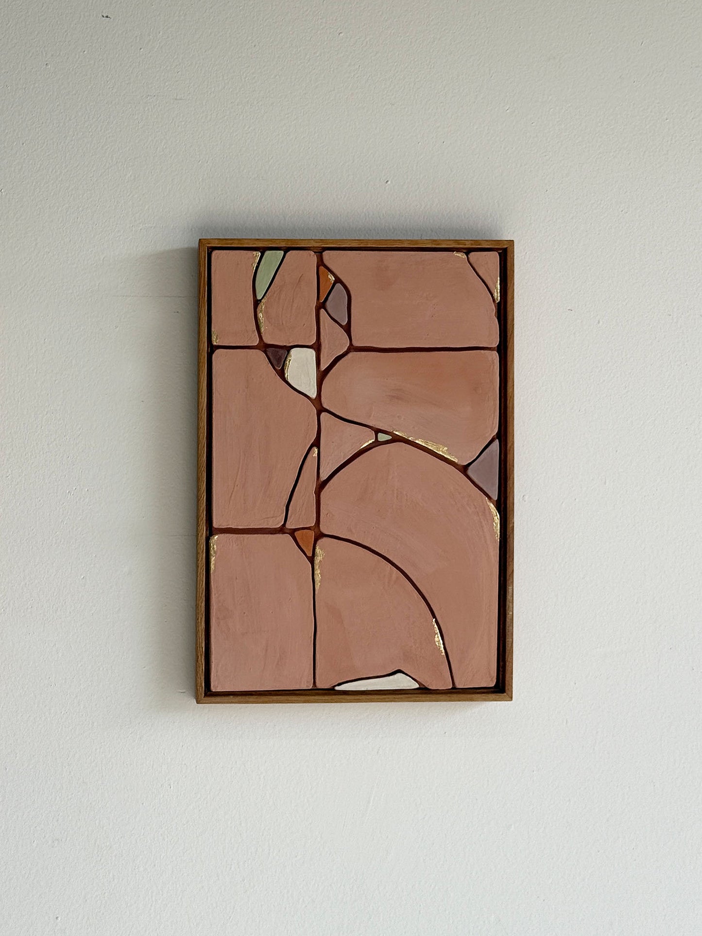 Fragmented Pebbles 1  _ 12" x 18"