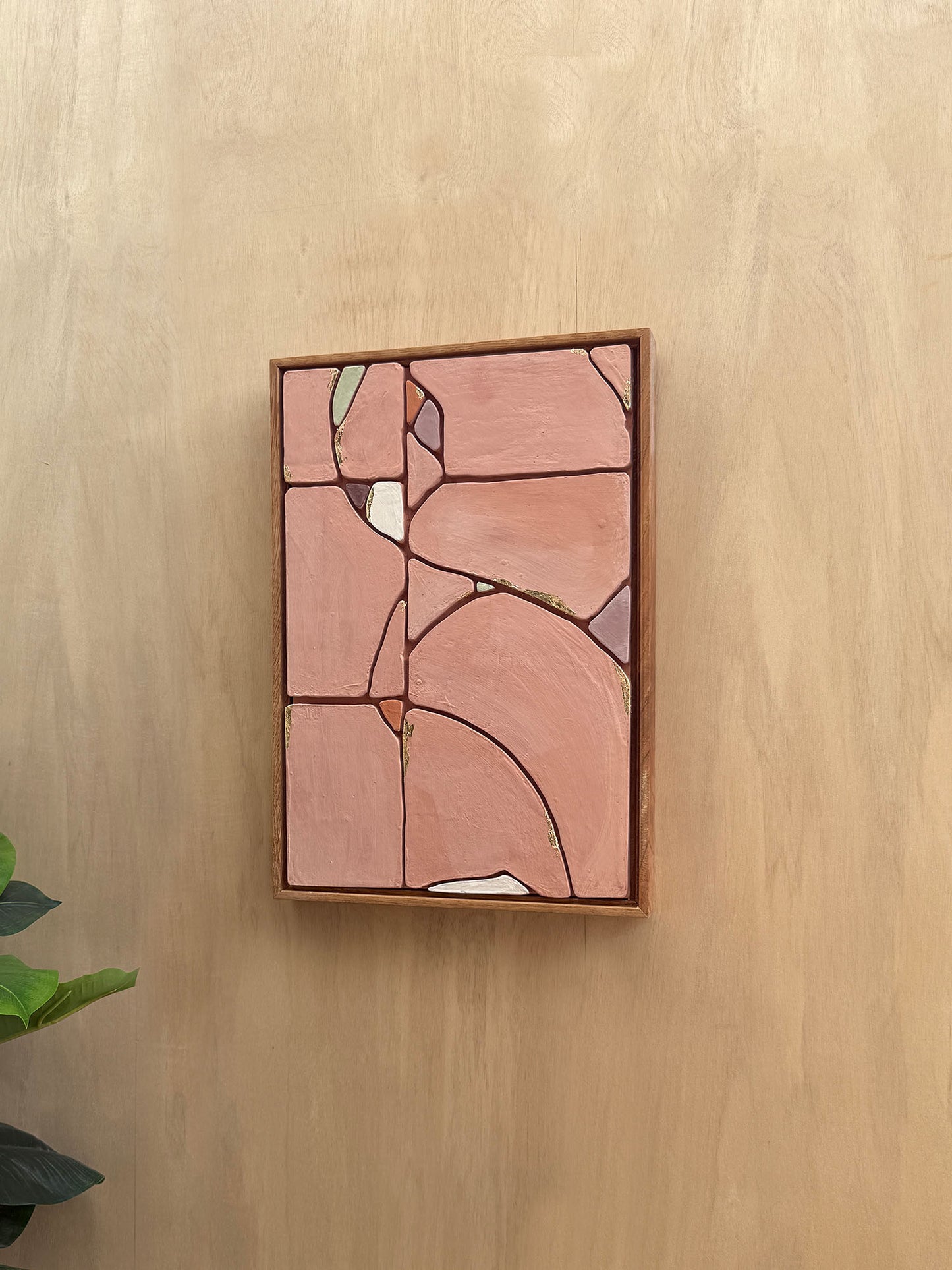 Fragmented Pebbles 1  _ 12" x 18"