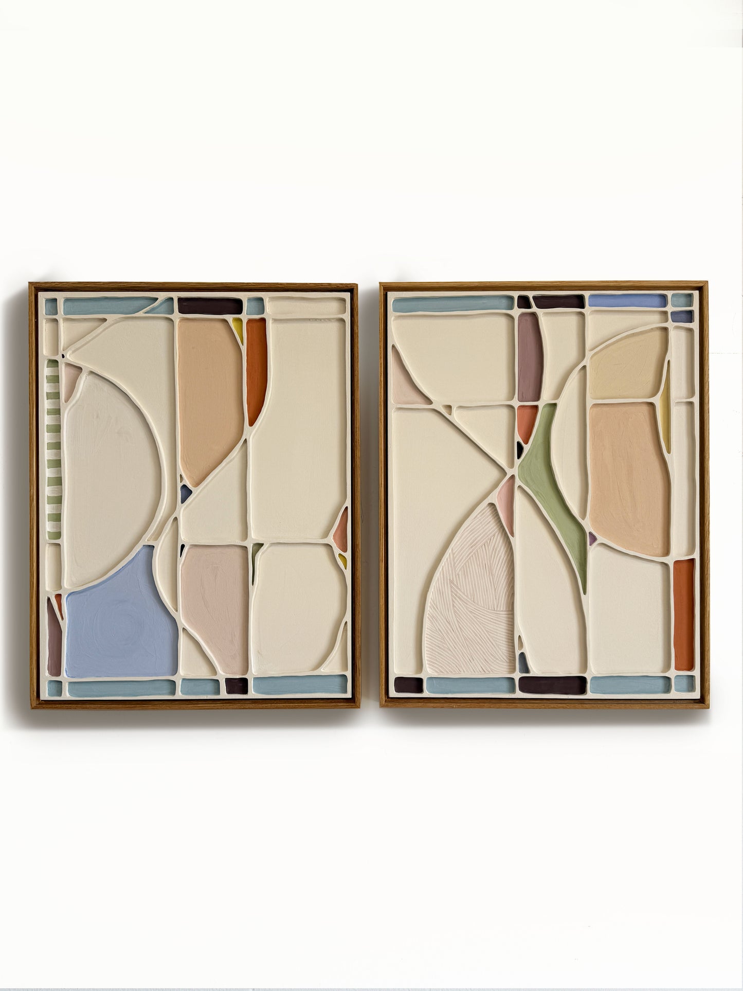 East to West Diptych_ 36" x 24"