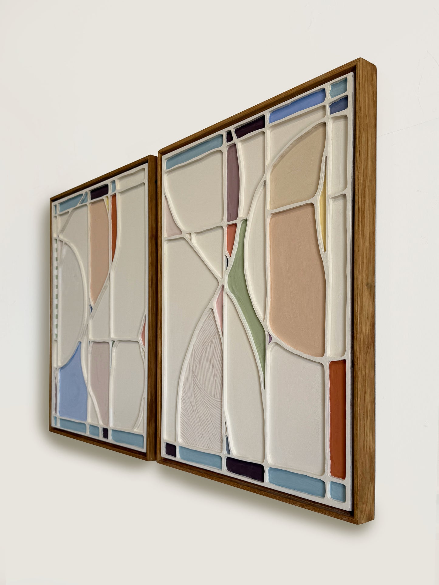 East to West Diptych_ 36" x 24"