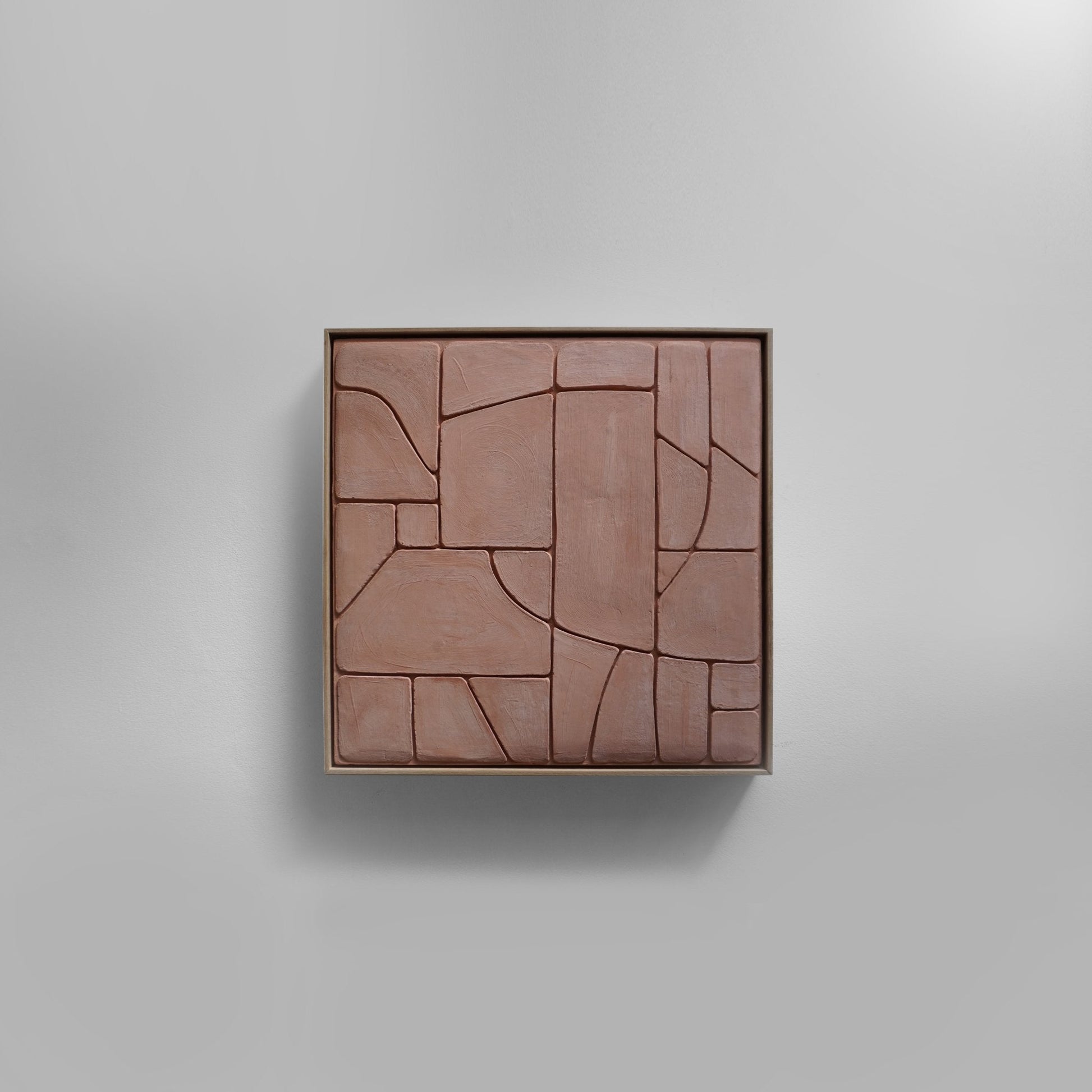 Space 3: Concrete Bas Relief 24" x 24" ( 61 cm x 61 cm) - Beatriz Salazar Art