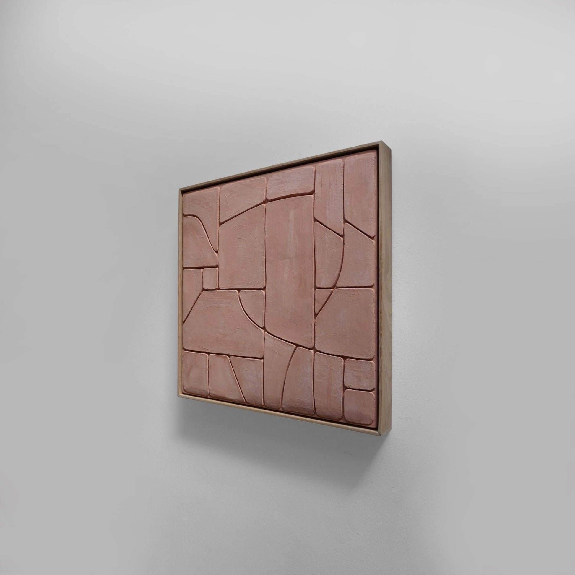 Space 3: Concrete Bas Relief 24" x 24" ( 61 cm x 61 cm) - Beatriz Salazar Art