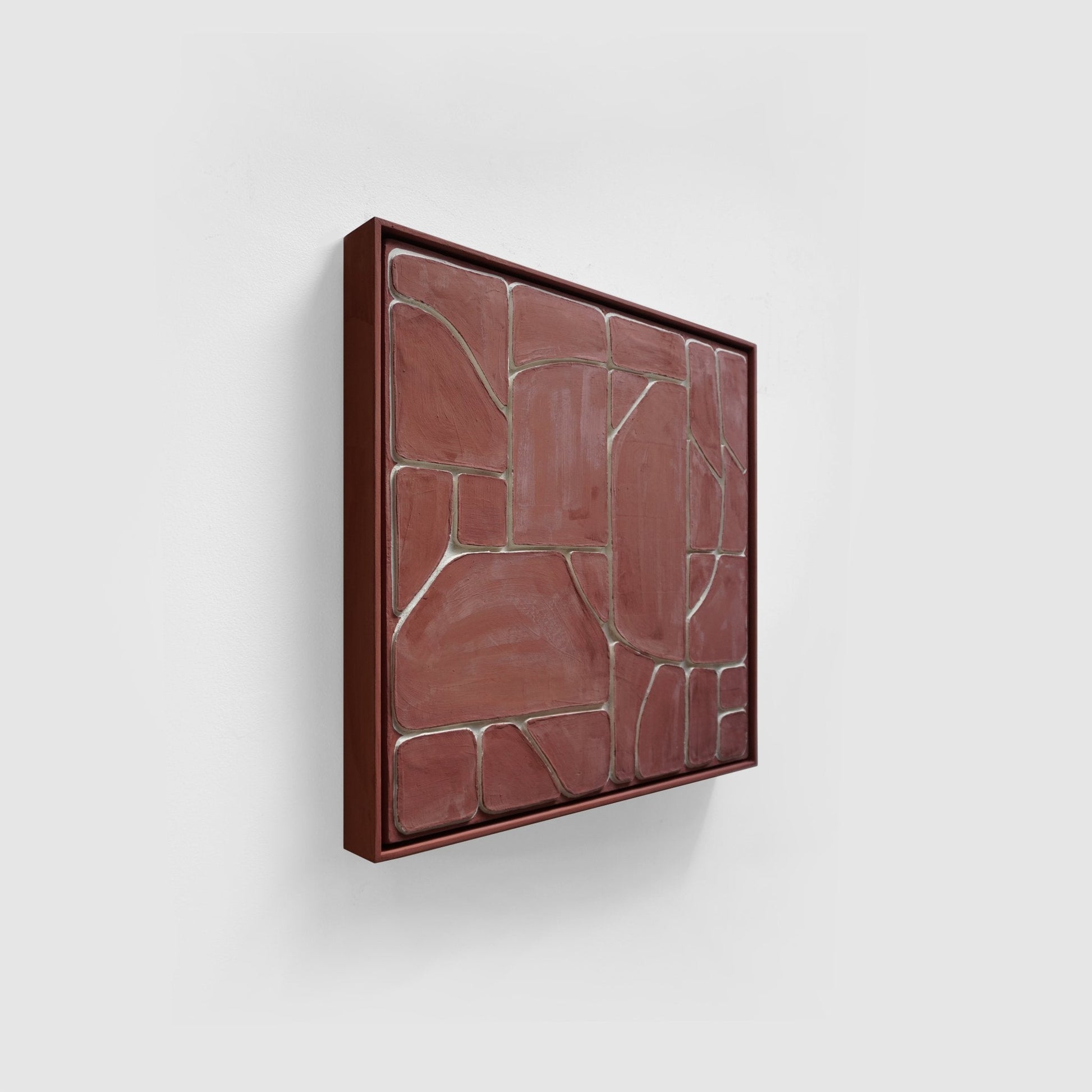 Space 4 : Concrete Bas Relief 24" x 24" (61 cm x 61 cm) - Beatriz Salazar Art