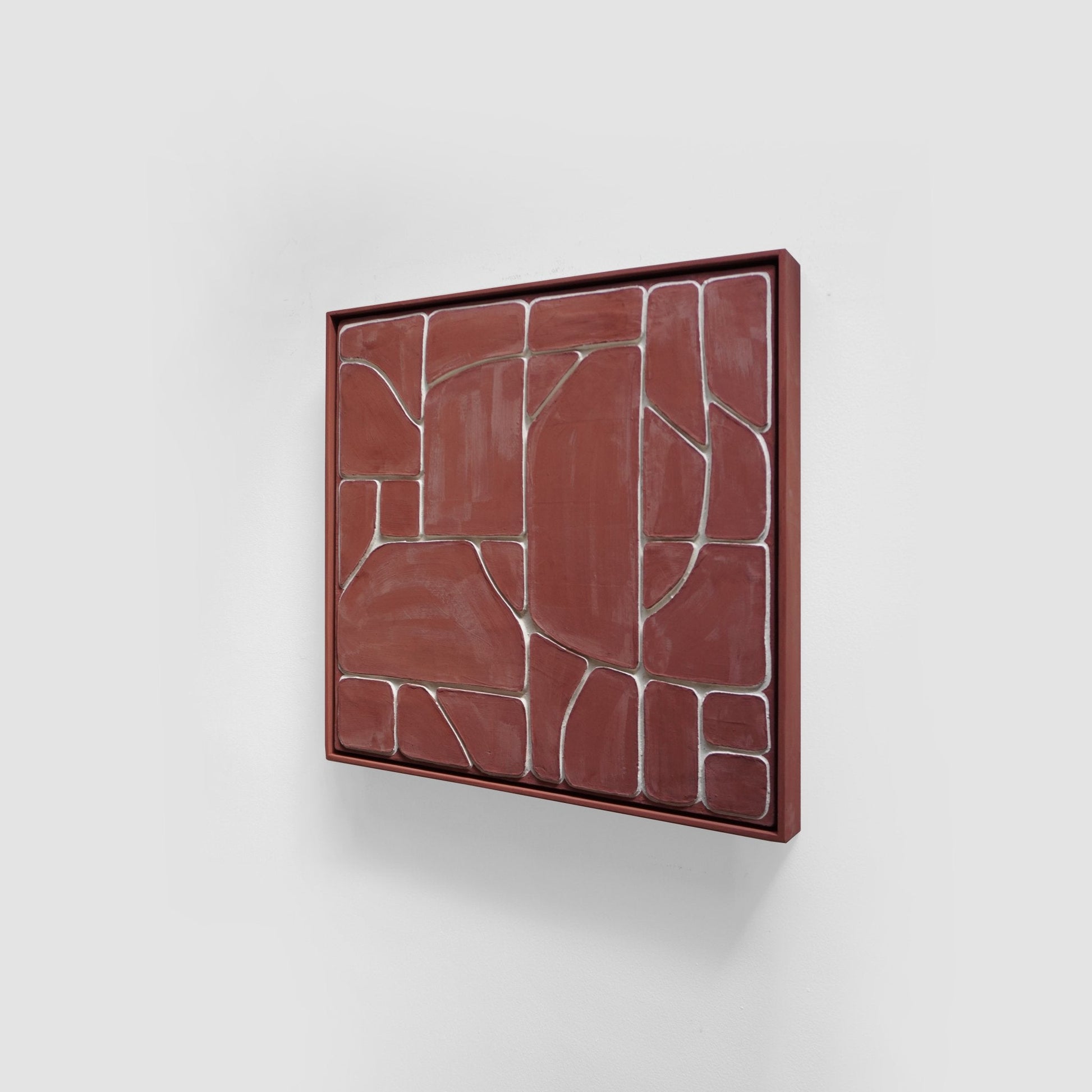 Space 4 : Concrete Bas Relief 24" x 24" (61 cm x 61 cm) - Beatriz Salazar Art