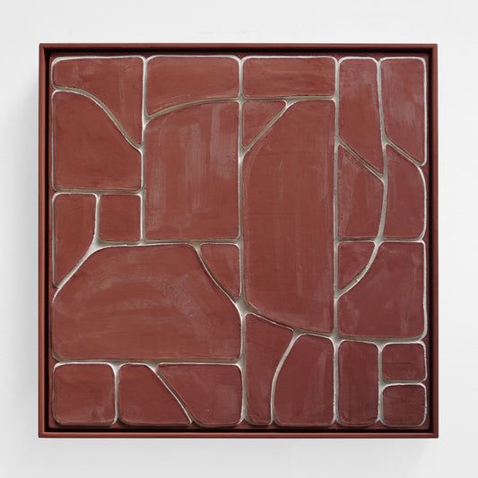 Space 4 : Concrete Bas Relief 24" x 24" (61 cm x 61 cm) - Beatriz Salazar Art